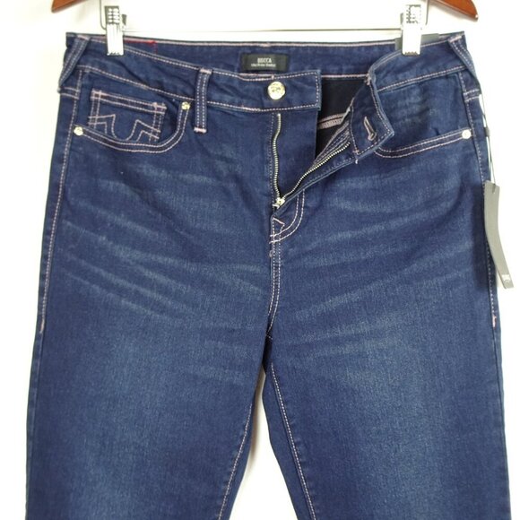 True Religion Becca Crystal Jeans Women's Size 31x33 Blue Denim Bootcut - Picture 5 of 10